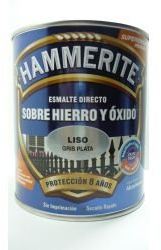 Hammerite - Hammerite Esmalte Metalico Liso Brillante Gris Plata 250Ml