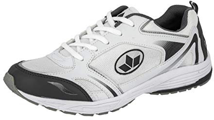 Lico MARVIN Herren Fitnessschuhe, Weiß/ Grau, 45 EU