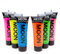 Moon Glow - Lot de 6x10 ml Tube de UV Néon maquillage Gel pailleté visage et corps peinture