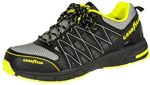 Goodyear GYSHU1502, Zapatillas de Seguridad para Hombre, Negro (Black/Yellow), 37 EU