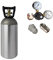CO2 Druckminderer inkl. 2 kg CO2 Flasche geeignet für Quooker System Wassersprudler Sprudelsystem Sprudelgerät Sprudler