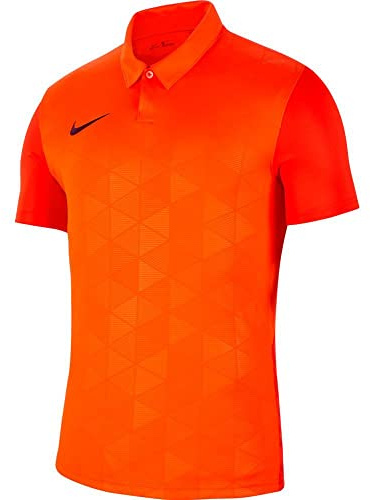 Nike Men's M NK TROPHY IV JSY SS T-Shirt, Safety Orange/Team Orange/(Black), XL
