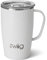 Swig Life Taza de viaje de 18 onzas, vaso aislado con asa y tapa, taza de café de viaje, taza de viaje apta para portavasos, vaso de acero inoxidable de 18 onzas, vaso aislado reutilizable con tapa