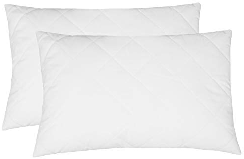 ZOLLNER 2er Set Kopfkissen - 50x80 cm - mit Reißverschluss – Individuell anpassbare Füllung aus Synthetikfasern - bis 95°C waschbar - Bezug aus Baumwollmischung - Hotelqualität