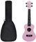vidaXL Set Ukulele Soprano con Borsa per Bambini Rosa 23