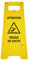 AUA SIGNALETIQUE - Chevalet signalisation - Poids 1KG en Plastique- (Risque de Chute Attention)