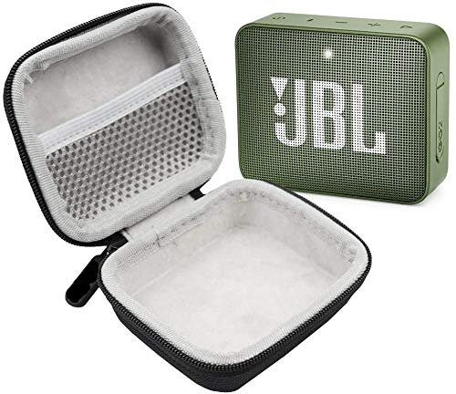 JBL GO 2 IPX7 - Altavoz Bluetooth ultraportátil impermeable con carcasa rígida de lujo (verde)