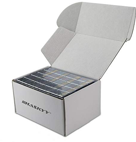 HASKYY Auswuchtgewichte Klebegewichte Stahlgewichte Silber verzinkt 100x Kleberiegel 60g mit Abrisskante 6KG Silber 4x5g+4x10g