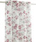 LANDKING Ösenschal, Gardine, Vorhang, Dekoschal, Blumen Rosen, Digitaldruck, Blickdicht, 8 Ösen, 140 x 245 cm, Landhaus, Romantik, Polyester, Farbe rot