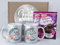 GRAZDesign Silberhochzeit Geschenk, personalisierte Tassen mit Kuchen, 25 Jahre Glück & Liebe Blumenkranz als Geschenkbox Keramik 330ml