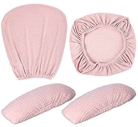 SM SunniMix Gaming Chair Covers,Seat and Back Cover,Office Chair Slipcover, Pink