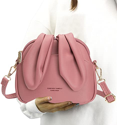 Tasche mit Hasenohren, Umhängetasche in Form eines Hasenohrs, Frauen Mädchen Schöne Hasenohren, Handtasche Umhängetasche