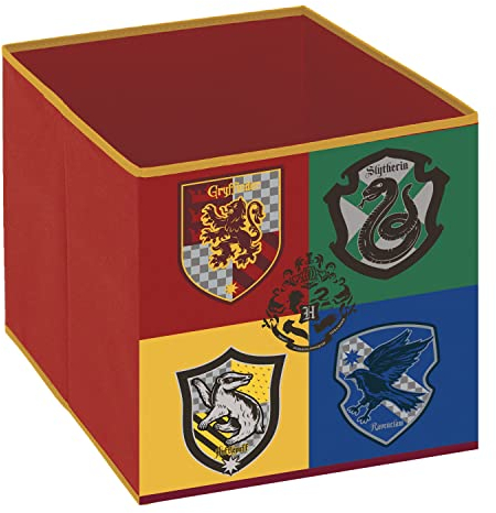 ARDITEX - Contenedor organizador plegable Harry Potter de Warner Bros - 31x31x31cm - Para guardar juguetes, ropa y accesorios