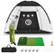 Golfnetz, 3 x 2,1 m, Golf-Übungsnetz mit Tri-Turf-Golfmatte, All-in-1, Heim-Golf-Schlaghilfe, Netze für Hinterhof, Fahren, Chipping, Schwungtraining mit Ziel/Matte/Bälle/Tee/Tasche – Geschenk für