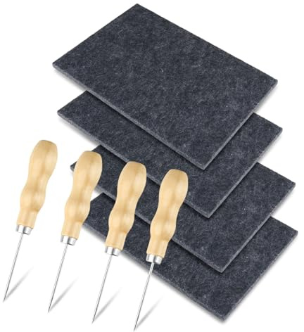 AILUYA 4 aghi da formicolio in legno per bambini dai 3 anni in su, regalo di Pasqua