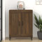 AUVYI Sideboard Braun Eichen-Optik 69,5x34x90 cm Holzwerkstoff Küchenschrank Schuhregal Schmal Badezimmerschrank Aktenschrank Bücherregal Wäscheschrank Lowboard Wohnzimmer