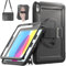 timecity Funda para iPad (A16) 11./10.ª generación 11/10.9 pulgadas 2025/2022, a prueba de golpes, con protector de pantalla, correa de mano, soporte giratorio de 360°, soporte para bolígrafo, para
