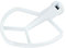 Molloparts W10807813 K5AB Batteur plat revêtu compatible avec mixeur sur pied KitchenAid K5SS K5 KP50 compatible avec Whirlpool KSM155GB KSM160PS compatible avec mixeur Kenmore 232220