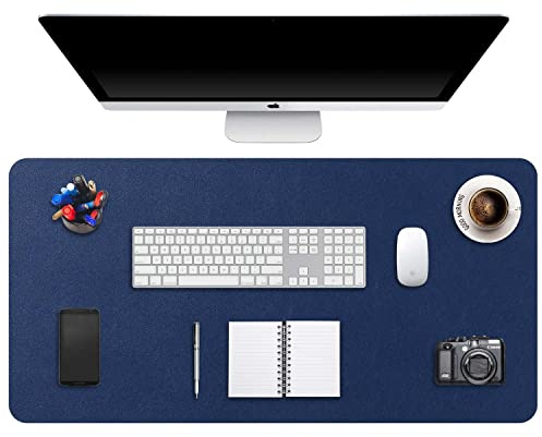 Desk Pad XXXX-Large 47.24 X 16.93, DOBAOJIA Office Desk Mat, Desk Cover Mat, Laptop Mat for Desk, Extended Mouse Mat, XXXXL Keyboard and Mouse Pad, PU Leather Waterproof +Suede Non-Slip