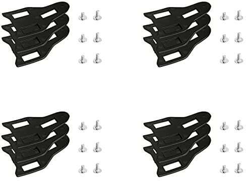 Mauedest 4 x Verriegelungspedale für Rennrad, Dicke für Fahrradschuhe, Schloss für Fahrrad, verstellbar, mit Pedalverriegelung, Dichtung für Fahrradpedale