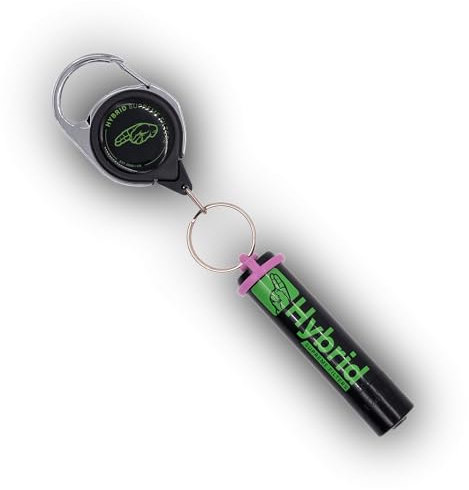 Cloop Clipper Feuerzeughalter mit Rückzugmechanismus, Recycelter Kunststoff, Lighter Leash (Pink)