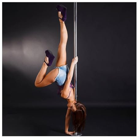 MMDXDLX Pole Dance Stange Tanzstange, Tanzstange, 45 mm, drehbar und statisch – tragbarer Fitness-Übungs-Stripper, for Übungsclub, Party, Kneipe, Zuhause, belastbar bis 200 kg(3.2M-3.4M(10.5ft-11ft))