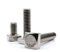 T-Schrauben mit Vierkantkopf Schienenbolzen 2 Stück M6 M8 GB35 304 A2-70 Vierkantschrauben aus Edelstahl(2pcs M6x30mm)