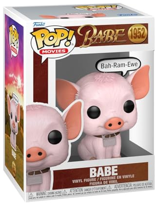 Funko POP! Sayings: Babe the Pig - Babe (1995) | Offizieller Fanartikel und Merch - Vinyl Sammelfigur als Regal Deko - Geschenkidee zum Geburtstag für Fans und Sammler