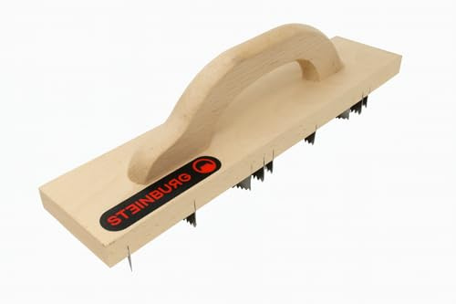 STEINBURG – Porenbetonhobel 400mm Holz-Hobel mit langlebigem Metallraspelblatt | Für präzises Bearbeiten von Porenbeton, Ytong und Gasbeton. Deutsche Qualität