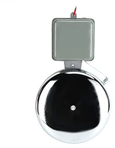 8-Zoll-elektrischer Ring, 110-V-Zeitglockensignalalarm, Mehrzweck-Feueralarm, extra Laute, kabelgebundene Türklingel, Klingelglocke für Schulfabrikagenturen