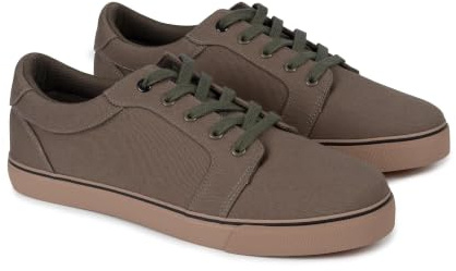 Fox Khaki Canvas Shoe Schuhe
