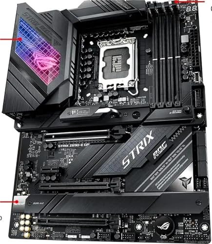 schede madri Fit For Asus ROG STRIX Z690-E GAMING WIFI Scheda madre LGA 1700 Intel Z690 Supporto I9-14900F I5-14500 I9-13900 I3-12100F I7-12700F DDR5
