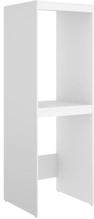 DEKIT - Mueble Alto para Lavadora/Secadora 190x63,3x62cm - Blanco