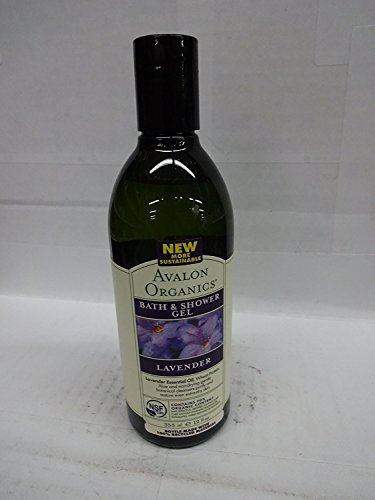 Avalon Organics Lavender Bath and Shower Gel, 350 ml 3 Per Case.