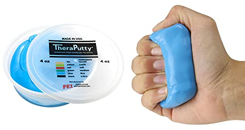 CanDo TheraPutty - Therapie-Knetmasse - 113 g - blau (schwer)