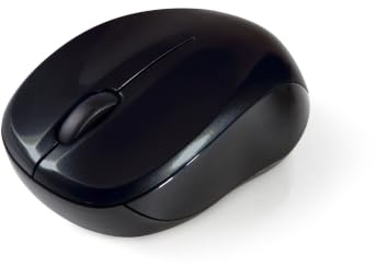 Verbatim GO NANO Wireless Mouse – Optical Wireless Mouse for PC and Mac with 2.4 GHz, 1600 dpi Resolution, Nano Receiver, Black