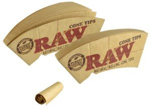 Raw konische Filtertips perforiert (15x32) Cone Tips ungebleicht