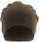 MSTRDS Stonewashed Jersey Beanie, Chocolate, one size