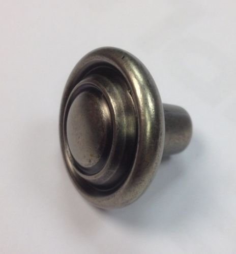 10 x Button Head Antique Pewter Effect 32mm Cupboard Cabinet Knobs
