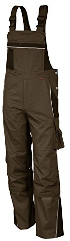 QUALITEX HIGH QUALITY WORKWEAR Latzhose PRO, haselnuss/Kastanie, Gr. 58