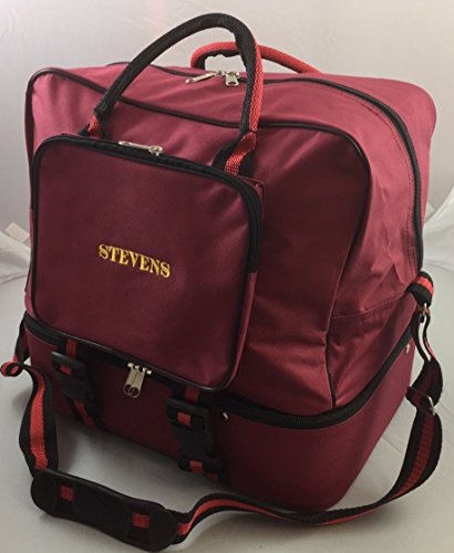 Stevens 4 Bowls Midi Bowls Bag With Shoulder Strap (Maroon)