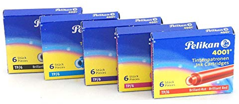 Tintenpatrone 4001 TP/6 violett 6 Patronen in der Faltschachtel