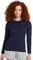 Hanes Women’s Perfect-T Long Sleeve T-Shirt, Hanes Navy, Medium