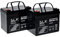 SLK Power Mobility Scooter Gel Battery Pair of 2 x 12v 36ah Reliable And long Lasting Replacement Batteries For Electric Scooters And Wheelchairs