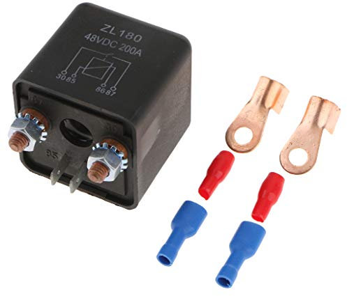 perfk 1 x 2-poligen Relais Sockel Fassung Stecker 48V Kontakte 200A Auto KFZ PKW LKW Boot