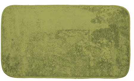 GEMITEX Alfombra Merlino 40 x 70 Verde Ultra Absorbente, poliéster