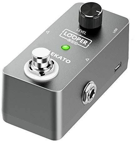 LEKATO Guitar Looper Effect Pedal Loop Pedal 5 Minutes Looping Time Looper Pedal ONE Looper Unlimited Overdubs