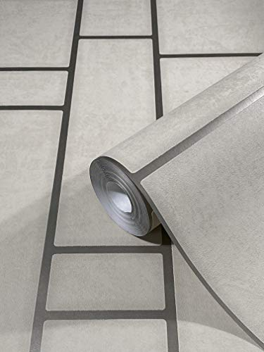 marburg Tapete Beige Silber mit Linien Vliestapete für Wohnzimmer oder Schlafzimmer Made in Germany 10,05 x 0,53m Neu 31752