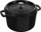 Staub Cocotte haute en fonte de 5 litres, fabriquée en France, pour 5 à 6 personnes, noir mat