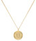 LUUK LIFESTYLE Necklace with pendant zodiac sign, modern design, 925 sterling silver, filigree, women jewellery, girlfriend gift idea, fashion accessory, vintage festival style, gold